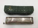 Hohner Chromonica 270 Harmonica,key Of G,original Green Case,made Germany,aa. Fixed Price $32.17.