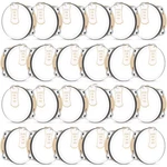 24 Set 6 Inch Tambourine For Adults Wooden Hand Held Drum With Metal Jingles,.... Fixed Price $94.79.