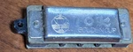 2 " Antique Tiny Chrome Harmonica Golden Cup Working Musical Keychain Trophy. Fixed Price $19.99.
