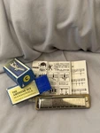 Vintage Hohner American Ace Harmonica Key Of W/ Box Made Ireland. Fixed Price $31.49.