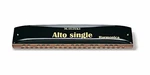 Suzuki Alto Single Harmonica AS-37 Key:c 37HOLE Brass Leather W/ Case New. Fixed Price $231.21.