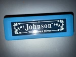 Johnson BK-520-C Blues King Harmonica, Key Of Single Harp With Case. Fixed Price $14.99.