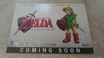Legend Of Zelda Ocarina Time Promotional Display Store Poster Nintendo 3DS. Fixed Price $160.00.