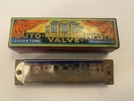 Vtg M. Hohner Auto Valve Harp Harmonica Key Of - Made In Germany W/ Case Box!. Fixed Price $84.99.