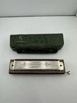 Vintage Hohner The Super Chromonica Chromatic 270 Harmonica With Case. Fixed Price $65.00.