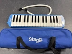 Stagg Blue Plastic Melodica With 32 Keys. Carry Bag And Mouthpiece. Fixed Price $35.99.