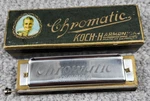 Vintage Koch Chromatic 980/40 Harmonica Box Key Made Germany. Fixed Price $29.00.