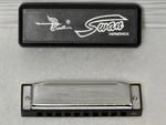Swan Harmonica 10 Holes Key Of Silver W/ Case Blues Harp Stainless Steel. Fixed Price $11.96.