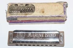 Vintage Hohner Marine Band Harmonica - Made Germany. Fixed Price $16.99.