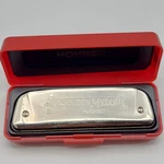 Vtg Hohner Golden Melody Key Of Silver Harmonica With Case. Fixed Price $26.09.