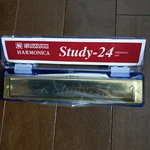 Suzuki STUDY-24 Tremolo 24-HOLE Harmonica. Fixed Price $148.00.