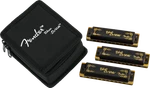 Fender Model Blues Deville 3 Pack Of Harmonicas In The Keys , G &. Fixed Price $129.99.
