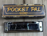 Hohner Pocket Pal Harmonica 10 Hole Original Box Key Of Made Germany. Fixed Price $16.99.
