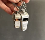 Vintage Jayco NO.5 Theacme Thunderer And Brass Whistle Set Of 2 Pcs. Fixed Price $70.00.