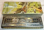 Harmonica Hohner Echo C/g Bell Metal Reeds Germany 6 W/box, 2 Sided. Fixed Price $41.35.