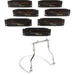 Hohner Piedmont Blues Harmonica Set 7-PIECE With And Holder. Fixed Price $73.49.