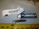 New Authentic British Metropolitan Police Chrome-plated Key Chain Whistle. Fixed Price $14.00.