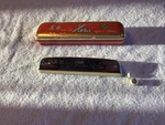 Vintage Hero Chromatic Harmonica M1015, Very Nice Condition. Fixed Price $27.99.