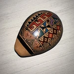Handmade Vintage Peruvian Clay Ocarina Flute Whistle Vessel Artisan. Fixed Price $17.00.