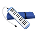 Melodica 32 Key Pianica Portable With Carrying Bag Short And Long Mouthpieces.... Fixed Price $38.59.