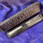 Vintage Hohner Goliath Harmonica 453/48 Key Of W/box Germany Instrument. Fixed Price $47.50.