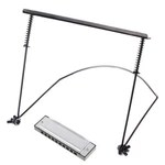 Black Harmonica Holder With Free. Fixed Price $16.99.