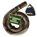 Hardwood Spiral Didgeridoo Instrument - Compact Travel Musical Ins.... Fixed Price $107.75.