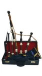 Brand New Traditional Scottish Bagpipes Imitation Ivory Mounts African Colour. Fixed Price $229.90.