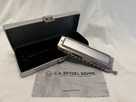 C.a. Seydel Hne Saxony Chromatic Harmonica Key Of Metal Body W/ Case. Fixed Price $250.00.