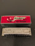 M-hohner's "old Standby" No. 34 Harmonica Key Of Original Box. Fixed Price $12.50.