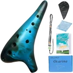 Dhwebwlp "forest Whisper" STRAWFIRE12 Hole Ocarina Instrument,alto Matte Blue. Fixed Price $30.29.