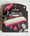 Hohner New Special 20 Pink W/ 38N Bead Mini Harmonica Necklace. Fixed Price $71.95.