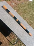Australian Aboriginal Didgeridoo Hand Carved/painted 53" Signed Artwork 7-LBS. Fixed Price $198.00.
