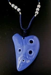 Ocarina Pendant 6 Holes Purple Periwinkle Musical Instrument Key Necklace. Fixed Price $30.00.