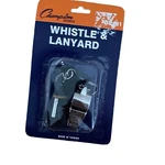 Vintage Champion Sports Brass Whistle & Lanyard #BP401 Made Taiwan Nos Nip. Fixed Price $12.99.