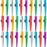 30 Pieces Metal Kazoos Musical Instruments Colorful Multicolor. Fixed Price $37.03.