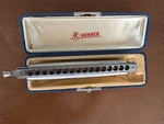 Vintage Hohner Chromatic Harmonica 16HOLE 64NOTES Model 280. Fixed Price $71.99.