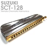 Suzuki SCT-128 Tremolo Chromatic Harmonica Silver Musical Instrument Genuine New. Fixed Price $499.99.