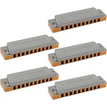 Silver Creek SC505PK Harmonica 10HOLE Diatonic 5PACK G Rich Tone. Fixed Price $134.99.