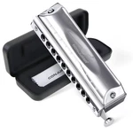Conjurer Chromatic Harmonica 16 Hole 48 Tones Professional Mouth Organ Case Gift. Fixed Price $29.22.
