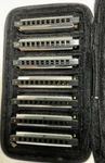 Silver Creek Ironworks Harmonica Set Of 7. Fixed Price $29.99.