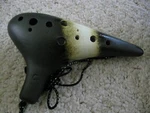 12 Holes Ceramic Alto Ocarina With Conceptual Panda Appearance - Black W... Fixed Price $75.00.