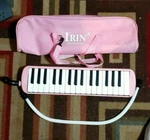 Irin Pink Melodica 32 Key Wind Musical Instrument For Beginner Practice + Bag. Fixed Price $38.95.