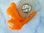 Orange Song Bird Water Whistle Toy Hard Plastic. Fixed Price $5.09.