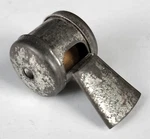 1931 Vintage Premium Cracker Jack Prize Tin Barrel Whistle Toy Marked Japan. Fixed Price $8.00.