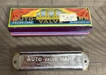 M. Hohner Auto Valve Harp Key Of NO.105 Vintage German Harmonica W/ Box. Fixed Price $95.00.