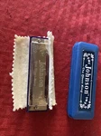 Johnson BK-520 Flat Blues King Harmonica, Key Of Single Harp With Case. Fixed Price $19.99.