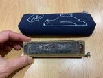 New Hohner 270 Aluminum Metal Comb Chromatic Harmonica G/g#(ab) Pouch. Fixed Price $89.90.