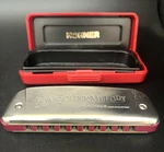 Hohner Golden Melody Harmonica No 542 Key Of With Case Vintage Made Germany. Fixed Price $39.99.