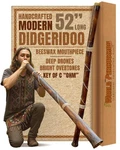 Hand-crafted Modern Didgeridoo Instrument Beeswax Mouthpiece, Durable L.... Fixed Price $77.45.